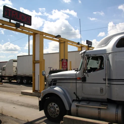 bigstock-Truck-Border-Crossing-894207